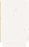 vidaXL - Nachtkastjes - 2 - st - 40x34x55 - cm - massief - grenenhout - wit