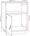 vidaXL - Nachtkastjes - 2 - st - 40x34x55 - cm - massief - grenenhout - zwart