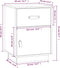vidaXL - Nachtkastjes - 2 - st - 40x34x55 - cm - massief - grenenhout - zwart