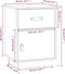 vidaXL - Nachtkastjes - 2 - st - 40x34x55 - cm - massief - grenenhout - honingbruin