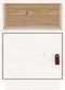 vidaXL - Nachtkastjes - 2 - st - 40x34x55 - cm - massief - grenenhout - wit