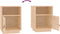 vidaXL - Nachtkastjes - 2 - st - 40x34x55 - cm - massief - grenenhout