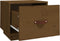 vidaXL - Nachtkastjes - 2 - st - 40x34x55 - cm - massief - grenenhout - honingbruin