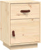 vidaXL - Nachtkastjes - 2 - st - 40x34x55 - cm - massief - grenenhout