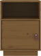 vidaXL - Nachtkastjes - 2 - st - 40x34x55 - cm - massief - grenenhout - honingbruin