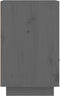 vidaXL - Nachtkastjes - 2 - st - 40x34x55 - cm - massief - grenenhout - grijs