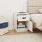 vidaXL - Nachtkastjes - 2 - st - 40x34x55 - cm - massief - grenenhout - wit