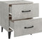 vidaXL - Nachtkastjes - 2 - st - 40x35x47,5 - cm - betongrijs