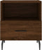 vidaXL - Nachtkastjes - 2 - st - 40x35x47,5 - cm - bewerkt - hout - bruin - eikenkleur