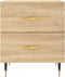 vidaXL - Nachtkastjes - 2 - st - 40x35x47,5 - cm - bewerkt - hout - sonoma - eikenkleur