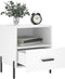 vidaXL - Nachtkastjes - 2 - st - 40x35x47,5 - cm - bewerkt - hout - wit