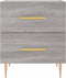 vidaXL - Nachtkastjes - 2 - st - 40x35x47,5 - cm - bewerkt - hout - grijs - sonoma - eiken