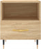 vidaXL - Nachtkastjes - 2 - st - 40x35x47,5 - cm - bewerkt - hout - sonoma - eikenkleur