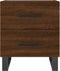 vidaXL - Nachtkastjes - 2 - st - 40x35x47,5 - cm - bewerkt - hout - bruin - eikenkleur