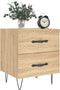 vidaXL - Nachtkastjes - 2 - st - 40x35x47,5 - cm - bewerkt - hout - sonoma - eikenkleur