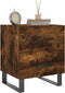 vidaXL - Nachtkastjes - 2 - st - 40x35x47,5 - cm - bewerkt - hout - gerookt - eikenkleur