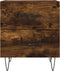 vidaXL - Nachtkastjes - 2 - st - 40x35x47,5 - cm - bewerkt - hout - gerookt - eikenkleur