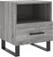 vidaXL - Nachtkastjes - 2 - st - 40x35x47,5 - cm - bewerkt - hout - grijs - sonoma - eiken