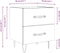 vidaXL - Nachtkastjes - 2 - st - 40x35x47,5 - cm - bewerkt - hout - wit
