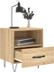 vidaXL - Nachtkastjes - 2 - st - 40x35x47,5 - cm - bewerkt - hout - sonoma - eikenkleur