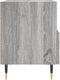 vidaXL - Nachtkastjes - 2 - st - 40x35x47,5 - cm - bewerkt - hout - grijs - sonoma - eiken