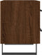 vidaXL - Nachtkastjes - 2 - st - 40x35x47,5 - cm - bewerkt - hout - bruin - eikenkleur