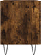 vidaXL - Nachtkastjes - 2 - st - 40x35x47,5 - cm - bewerkt - hout - gerookt - eikenkleur