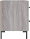 vidaXL - Nachtkastjes - 2 - st - 40x35x47,5 - cm - bewerkt - hout - grijs - sonoma - eiken