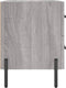 vidaXL - Nachtkastjes - 2 - st - 40x35x47,5 - cm - bewerkt - hout - grijs - sonoma - eiken