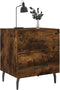 vidaXL - Nachtkastjes - 2 - st - 40x35x47,5 - cm - bewerkt - hout - gerookt - eikenkleur