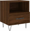 vidaXL - Nachtkastjes - 2 - st - 40x35x47,5 - cm - bewerkt - hout - bruin - eikenkleur