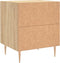 vidaXL - Nachtkastjes - 2 - st - 40x35x47,5 - cm - bewerkt - hout - sonoma - eikenkleur