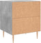 vidaXL - Nachtkastjes - 2 - st - 40x35x47,5 - cm - bewerkt - hout - betongrijs