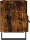 vidaXL - Nachtkastjes - 2 - st - 40x35x47,5 - cm - bewerkt - hout - gerookt - eikenkleur