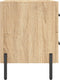 vidaXL - Nachtkastjes - 2 - st - 40x35x47,5 - cm - bewerkt - hout - sonoma - eikenkleur