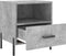 vidaXL - Nachtkastjes - 2 - st - 40x35x47,5 - cm - bewerkt - hout - betongrijs