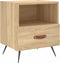 vidaXL - Nachtkastjes - 2 - st - 40x35x47,5 - cm - bewerkt - hout - sonoma - eikenkleur