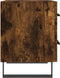 vidaXL - Nachtkastjes - 2 - st - 40x35x47,5 - cm - bewerkt - hout - gerookt - eikenkleur