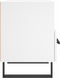 vidaXL - Nachtkastjes - 2 - st - 40x35x47,5 - cm - bewerkt - hout - wit