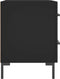vidaXL - Nachtkastjes - 2 - st - 40x35x47,5 - cm - bewerkt - hout - zwart