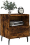 vidaXL - Nachtkastjes - 2 - st - 40x35x47,5 - cm - bewerkt - hout - gerookt - eikenkleur