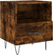 vidaXL - Nachtkastjes - 2 - st - 40x35x47,5 - cm - bewerkt - hout - gerookt - eikenkleur