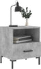 vidaXL - Nachtkastjes - 2 - st - 40x35x47,5 - cm - bewerkt - hout - betongrijs