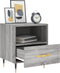 vidaXL - Nachtkastjes - 2 - st - 40x35x47,5 - cm - bewerkt - hout - grijs - sonoma - eiken
