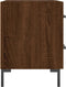 vidaXL - Nachtkastjes - 2 - st - 40x35x47,5 - cm - bewerkt - hout - bruin - eikenkleur