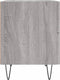 vidaXL - Nachtkastjes - 2 - st - 40x35x47,5 - cm - bewerkt - hout - grijs - sonoma - eiken