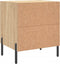vidaXL - Nachtkastjes - 2 - st - 40x35x47,5 - cm - bewerkt - hout - sonoma - eikenkleur