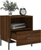 vidaXL - Nachtkastjes - 2 - st - 40x35x47,5 - cm - bewerkt - hout - bruin - eikenkleur