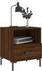 vidaXL - Nachtkastjes - 2 - st - 40x35x47,5 - cm - bewerkt - hout - bruin - eikenkleur