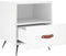 vidaXL - Nachtkastjes - 2 - st - 40x35x47,5 - cm - bewerkt - hout - wit